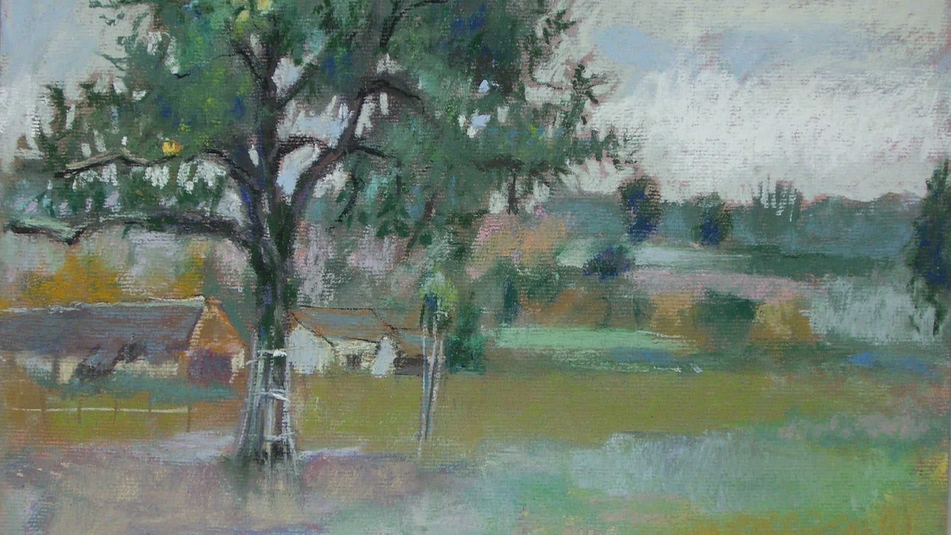 La nature au pastel (à l'école d'horticulture Du Breuil)
